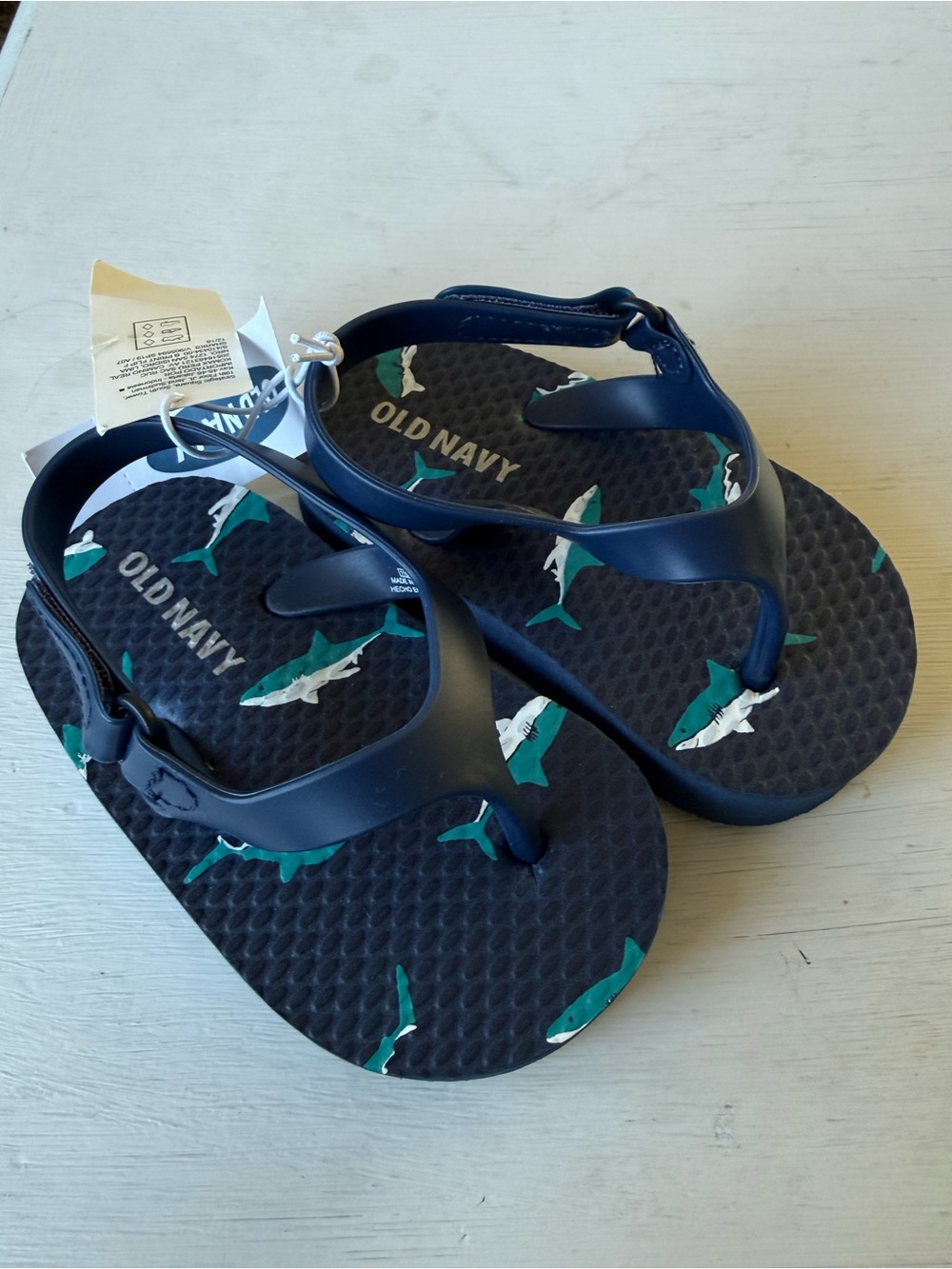 Old Navy Printed Flip-Flop Sandals for Baby Printed Flip-Flop Sandals Blue